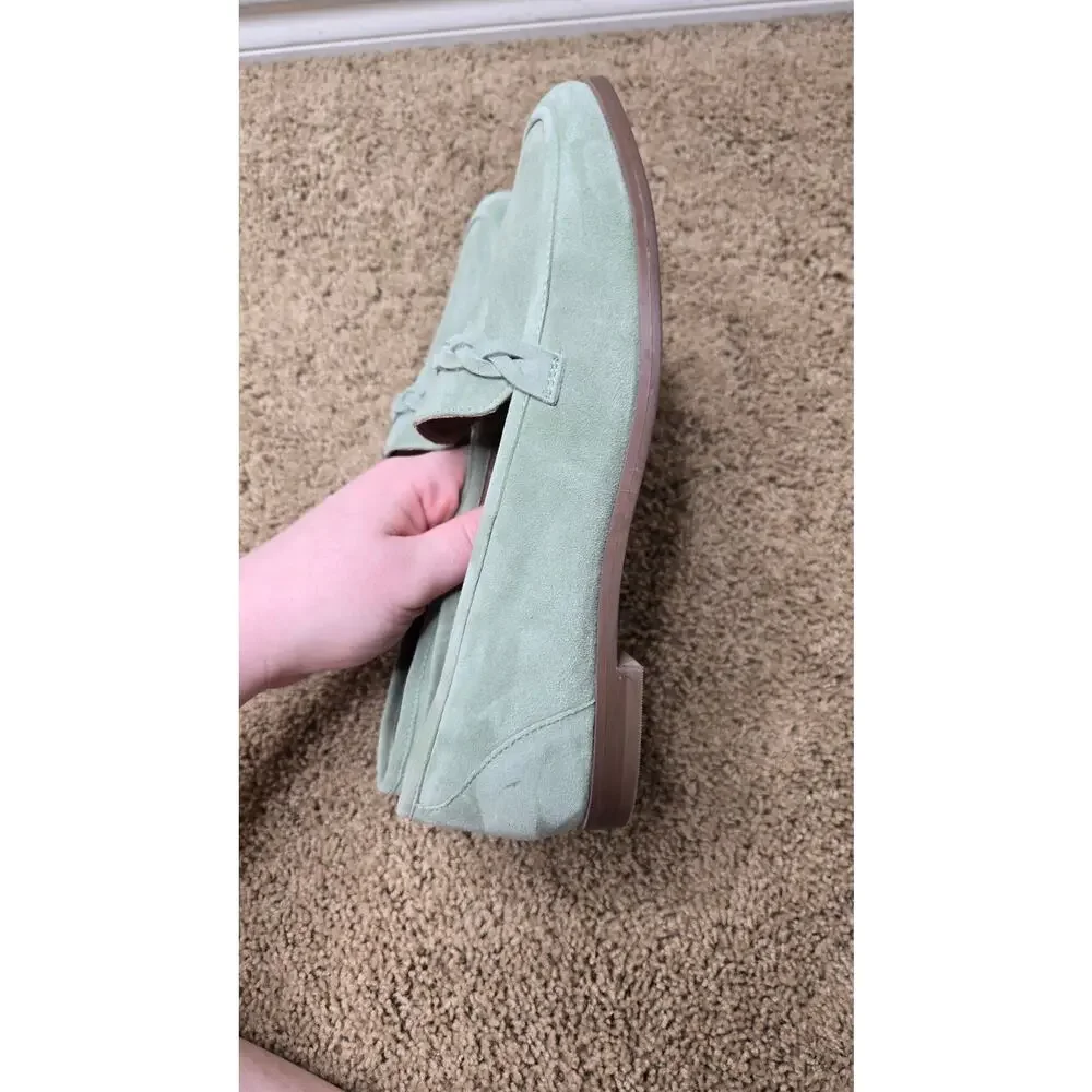 SEYCHELLES Afternoon Stroll Suede Loafer Sage Size 8.5